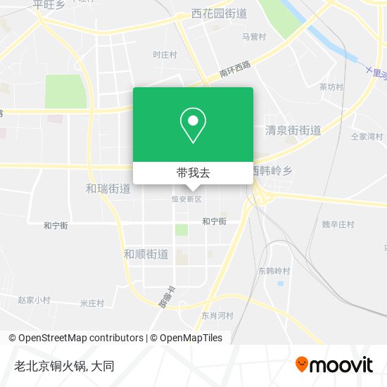 老北京铜火锅地图