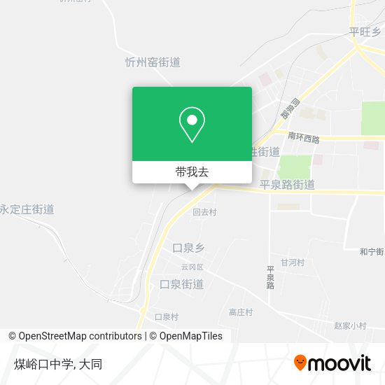 煤峪口中学地图