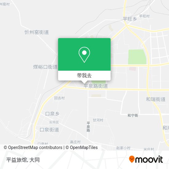 平益旅馆地图