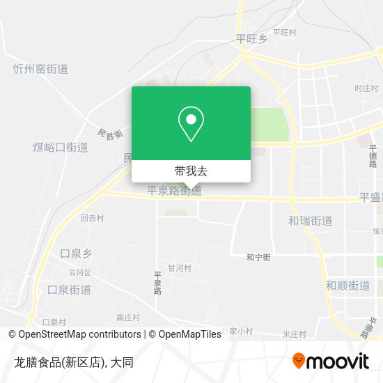 龙膳食品(新区店)地图