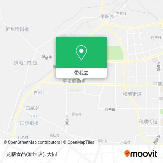 龙膳食品(新区店)地图