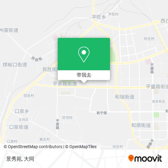 景秀苑地图