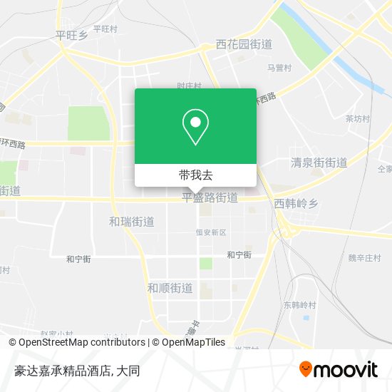 豪达嘉承精品酒店地图