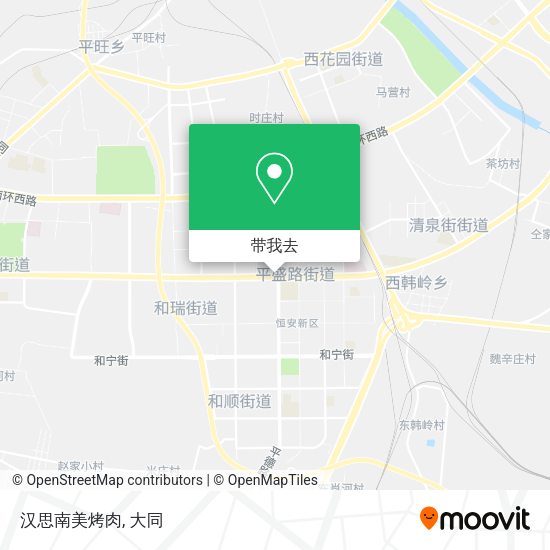 汉思南美烤肉地图