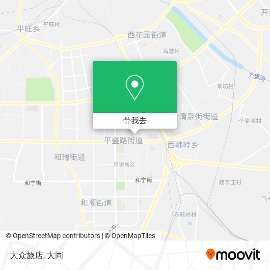 大众旅店地图