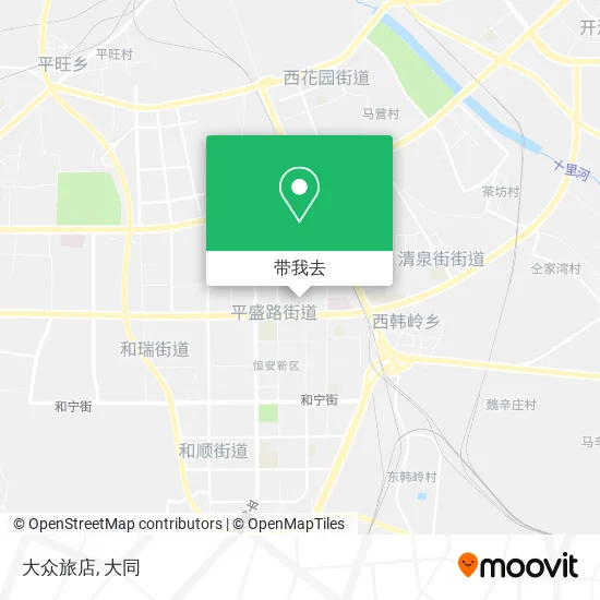 大众旅店地图