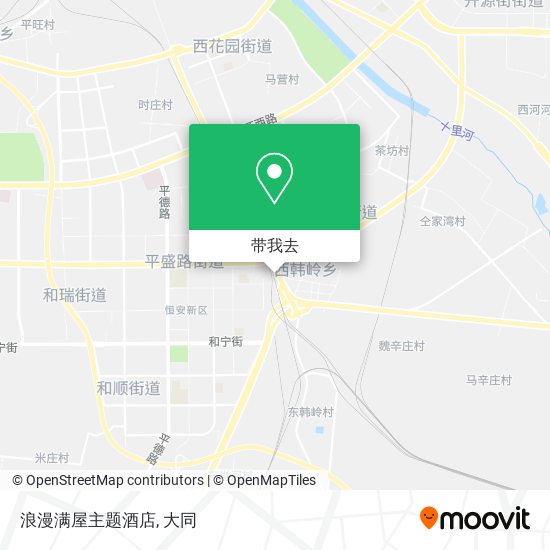 浪漫满屋主题酒店地图