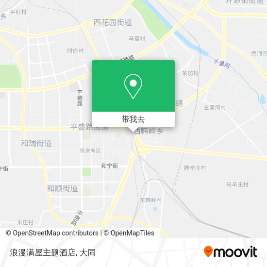 浪漫满屋主题酒店地图