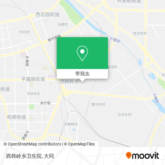 西韩岭乡卫生院地图