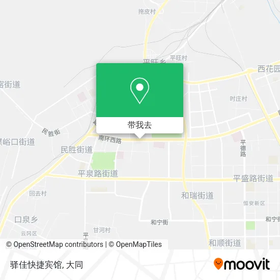 驿佳快捷宾馆地图