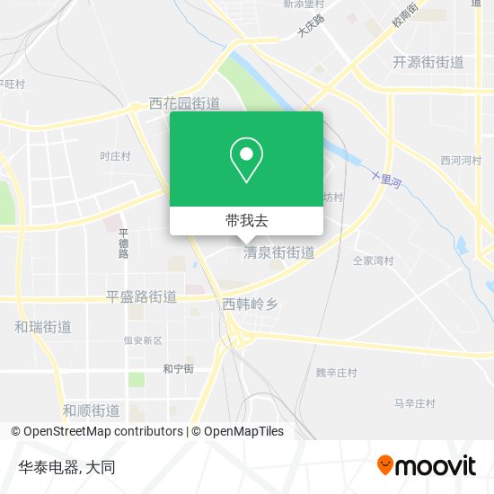 华泰电器地图