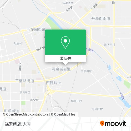 福安药店地图