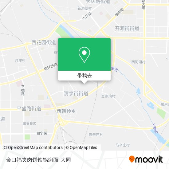 金口福夹肉饼铁锅焖面地图