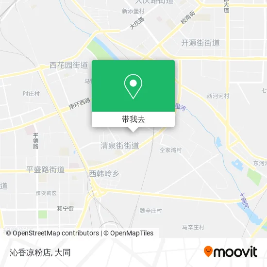 沁香凉粉店地图