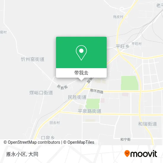 雁永小区地图