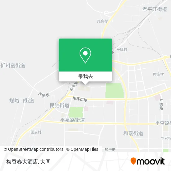 梅香春大酒店地图