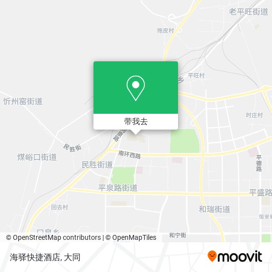 海驿快捷酒店地图