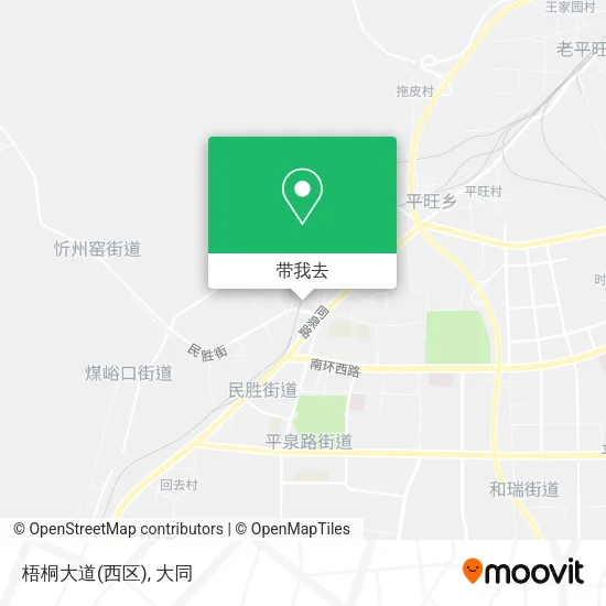 梧桐大道(西区)地图