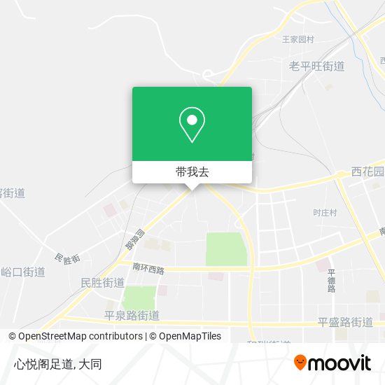 心悦阁足道地图