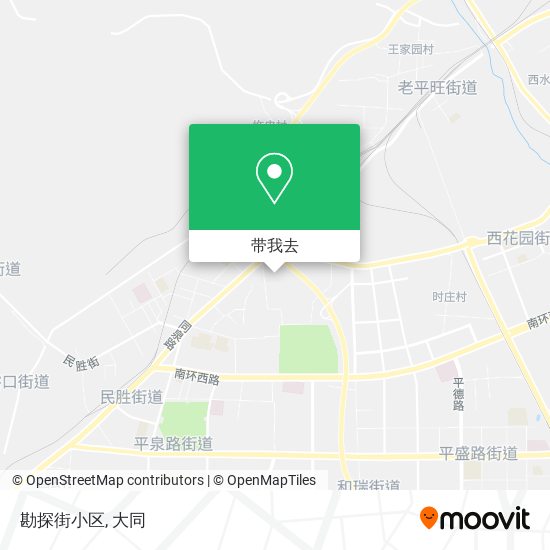 勘探街小区地图