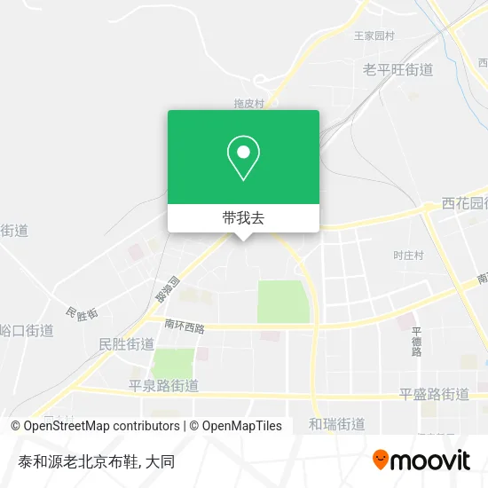 泰和源老北京布鞋地图
