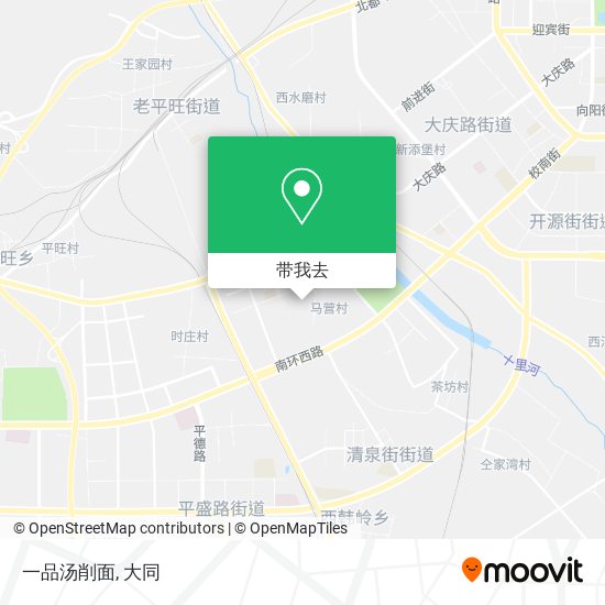 一品汤削面地图