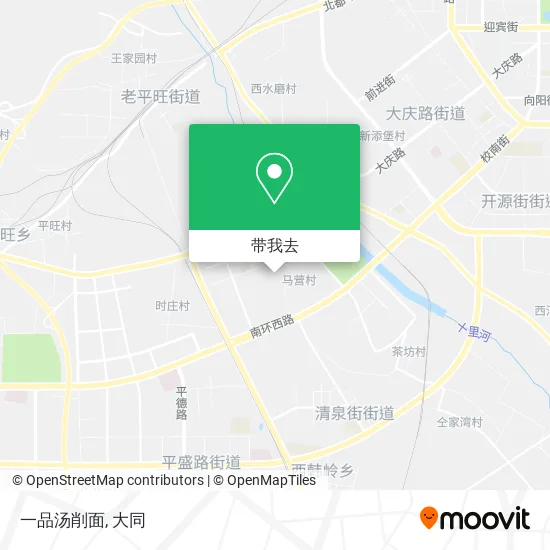 一品汤削面地图
