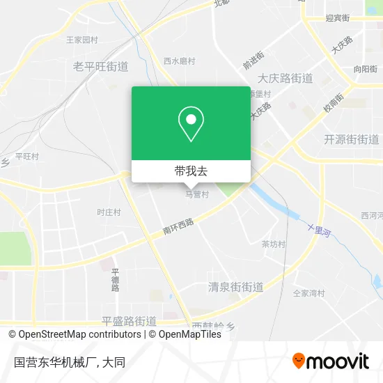 国营东华机械厂地图