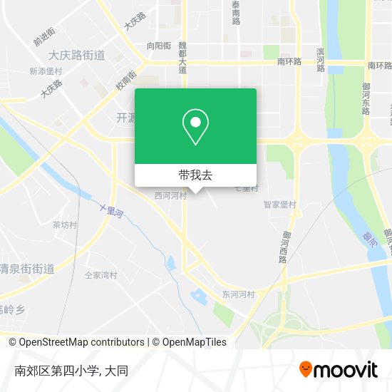 南郊区第四小学地图