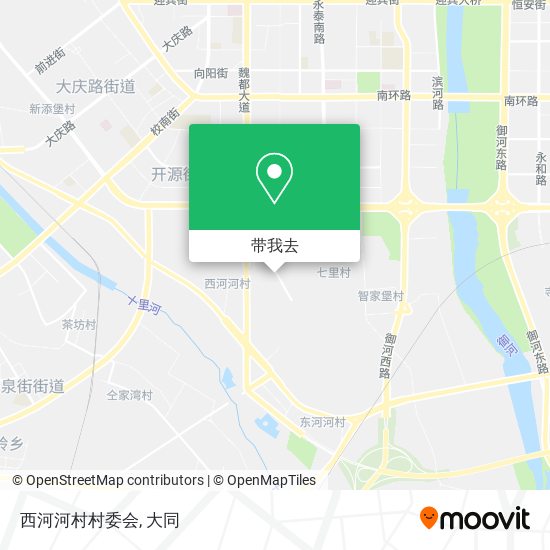 西河河村村委会地图