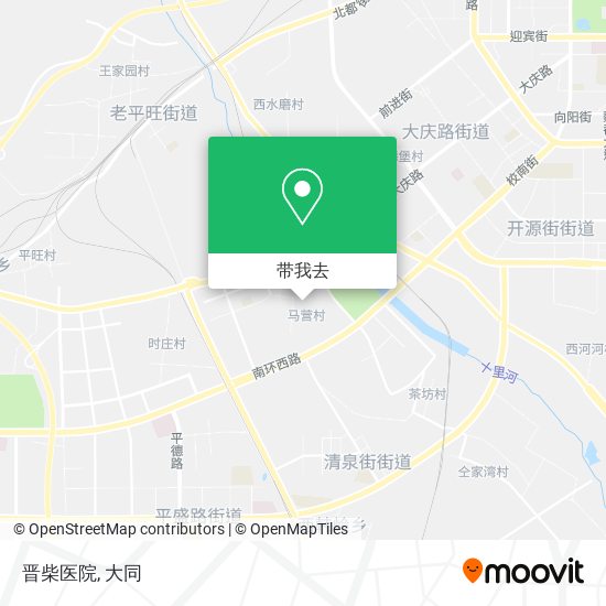 晋柴医院地图