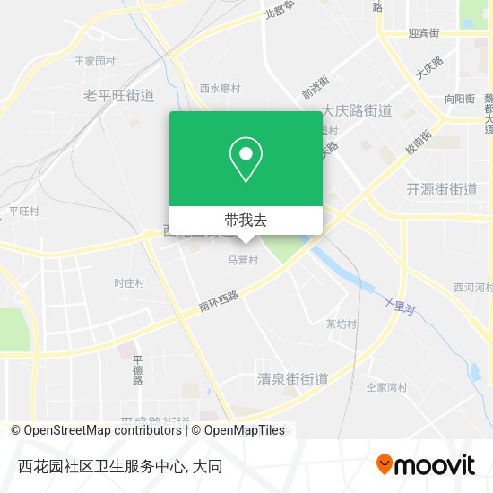西花园社区卫生服务中心地图