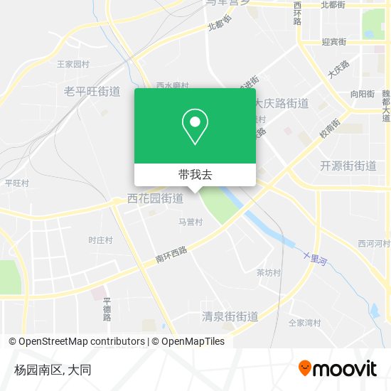 杨园南区地图