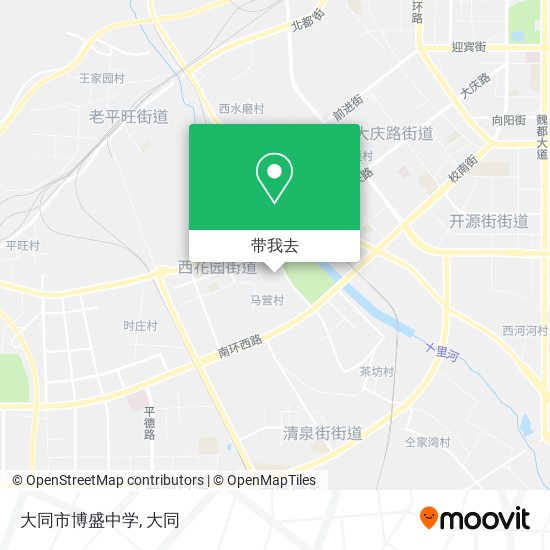 大同市博盛中学地图