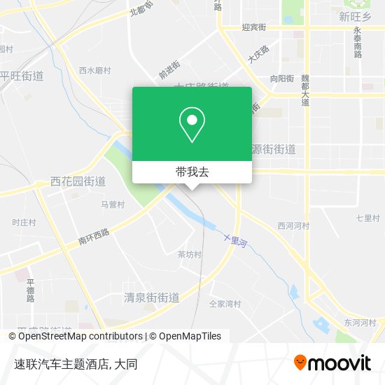 速联汽车主题酒店地图