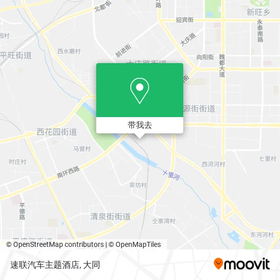 速联汽车主题酒店地图