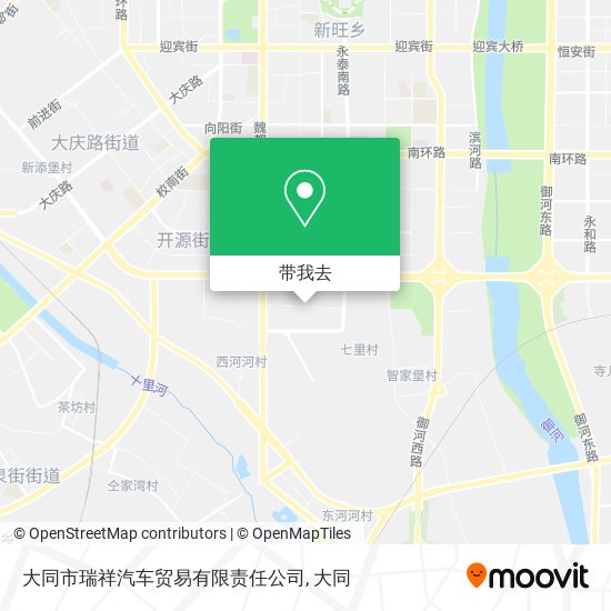 大同市瑞祥汽车贸易有限责任公司地图