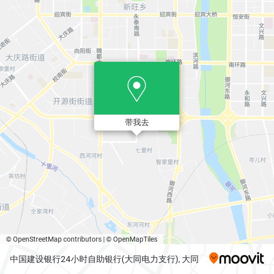 中国建设银行24小时自助银行(大同电力支行)地图