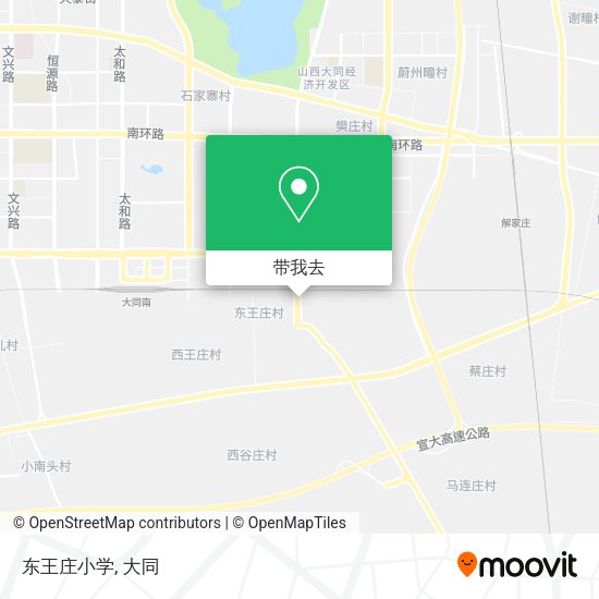 东王庄小学地图