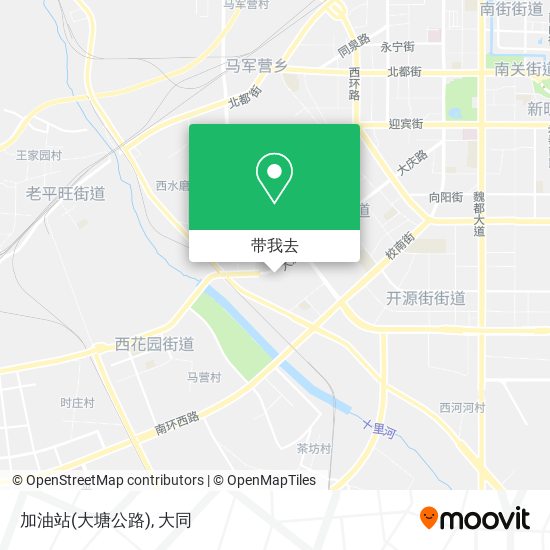 加油站(大塘公路)地图