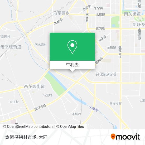鑫海盛钢材市场地图