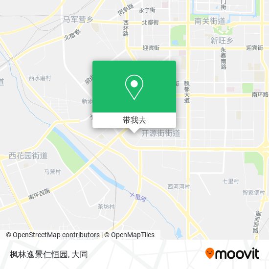 枫林逸景仁恒园地图