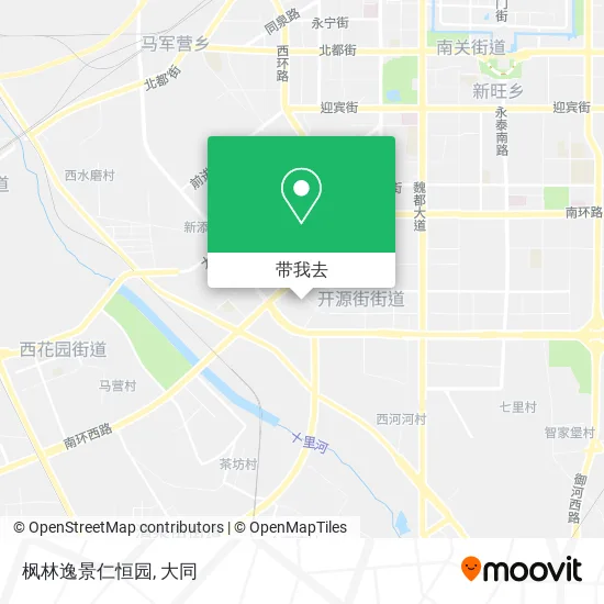 枫林逸景仁恒园地图