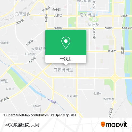华兴疼痛医院地图