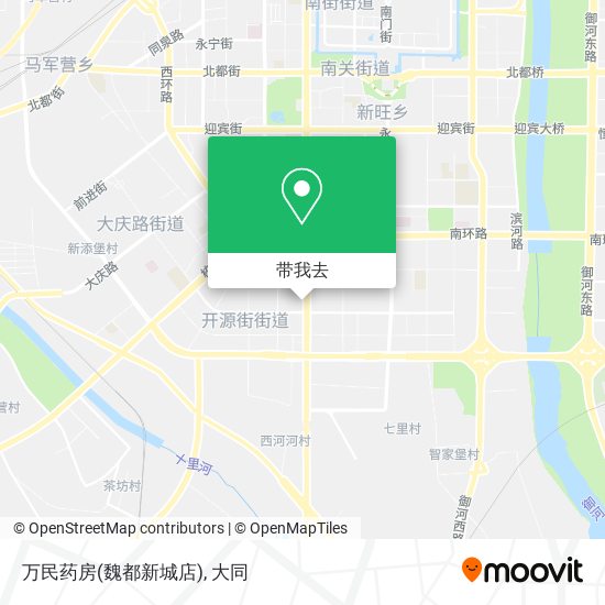 万民药房(魏都新城店)地图