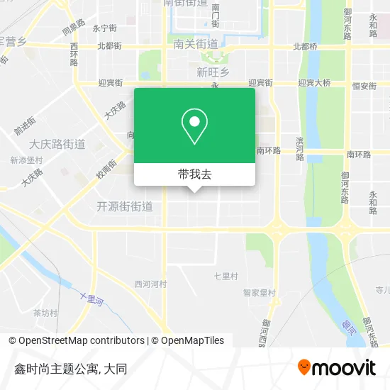 鑫时尚主题公寓地图