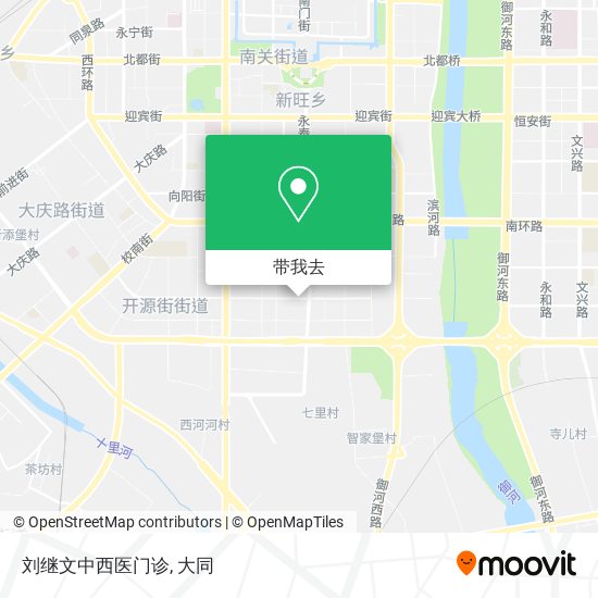 刘继文中西医门诊地图