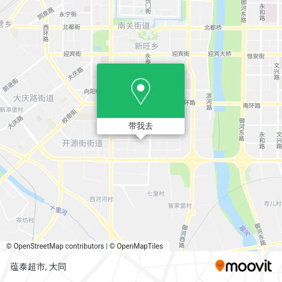 蕴泰超市地图