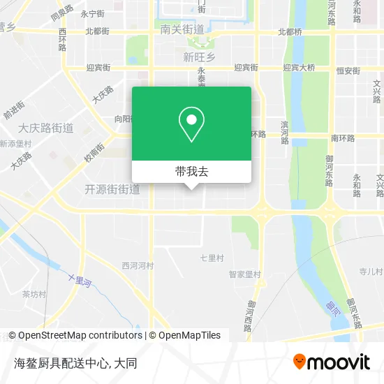 海鳌厨具配送中心地图