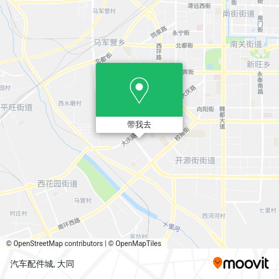 汽车配件城地图